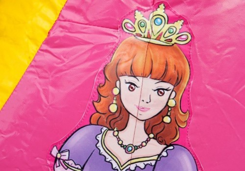 Springkussen Prinses mini met dak